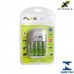 Carregador de Pilhas/Baterias com 4 Pilhas AA FX-C03-4P X-Cell